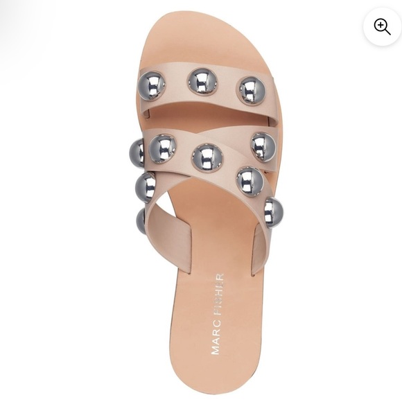 Marc Fisher Studded Sandals - Picture 2 of 2